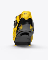 The best logo mockups free download for your next project. Cycling Shoe Mockup Back View In Apparel Mockups On Yellow Images Object Mockups Cycling Shoes Mockup Free Psd Design Mockup Free