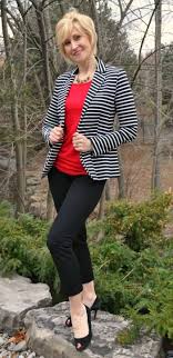 Black And White Striped Blazer Womens Covered Perfectly Review Striped Blazer Outfit Striped Blazer Striped Jacket Outfit