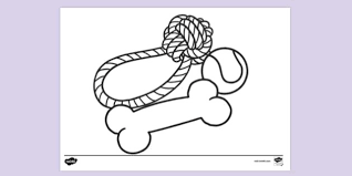 Select print at the top of the page, and the advertising and navigation at the top of the page will be ignored, or 2) click on the. Dog Toys Colouring Sheet Colouring Sheet