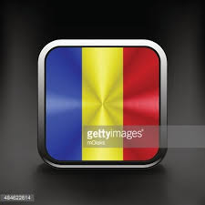 Check spelling or type a new query. Romania National Flag Square Button Isolated On White Background Clipart Image