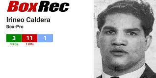BoxRec: Irineo Caldera