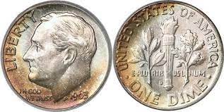 The 1964 d double die error coin is worth around $35 in extremely fine condition. Us Roosevelt Silver Dime 1948 1964 Us Coin Images Facts Values Old Coins Value Coins Coin Value Chart