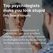 Top psychologists make you look stupid