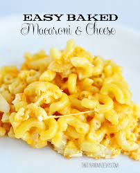 Easy Baked Macaroni And Cheese Recipe Food Recipes Macaroni And Cheese