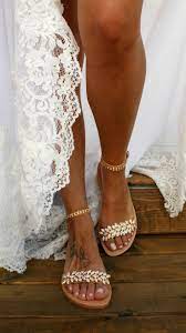 Wedding Sandals Bridal Sandals Leather Sandals Etsy In 2022 Beach Wedding Sandals Bridal Sandals Wedding Sandals