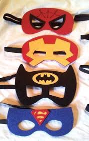 Ready To Ship Personalized Superhero Felt Masks Ironman Etsy Felt Mask Superhero Masks Superhero Crafts