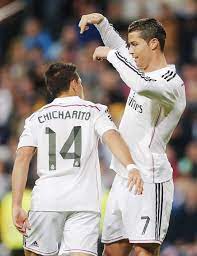 He'd plundered goals everywhere he'd gone. Persianmadridista Real Madrid Football Chicharito Real Madrid Cristiano Ronaldo