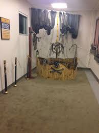 People use pirate themes for birthday parties or just simple pirate themed masquerade parties. Office Pirate Theme Office Halloween Themes Pirate Props Pirate Halloween Party