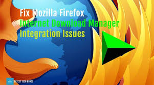 Internet download manager n'est plus un logiciel à présenter, c'est le gestionnaire de téléchargement le plus populaire sur pc windows. How To Fix Mozilla Firefox Internet Download Manager Integration Issues Latest Tech Blogs