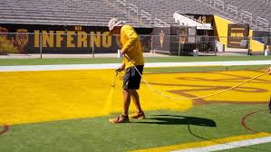 Designed for top performance with super durable yarn shape, diamond plus stem shape. Video Groundskeepers Get Creative With Sun Devil Football Field Design The State Press