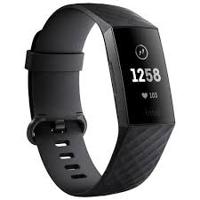 Fitbit Charge 3 Black Graphite Aluminium Health Fitness Wearabl Jb Hi Fi Fitbit Charge Fitness Tracker Wristband Fitness Tracker