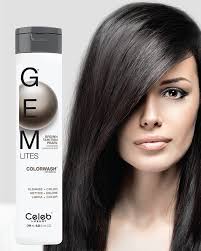 I'd say really dark brown but it means if you wanted your hair to be black you could suit it if you dyed it. Brown Tahitian Pearl Colorwash Celeb Luxury