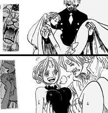 Sanji X Nami I Love This Ship One Piece Comic One Piece Manga One Piece Nami