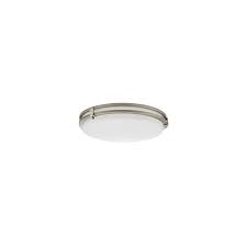 All flush mount lights can be shipped to you at home. Lithonia Lighting Saturn 13 Inch Integrated Led 4000k Flush Mount Light Fixture In Brushed The Home Depot Canada