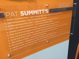  Pat S Definite Dozen Pat Summitt No Response Self Respect