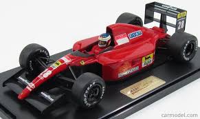 Grooved racing tires with markings. Tamiya 23002 Scale 1 20 Ferrari F1 643 F1 91 N 28 Season 1991 J Alesi Red