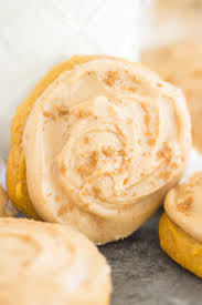 Pumpkin Cookies With Maple Frosting The Gold Lining Girl