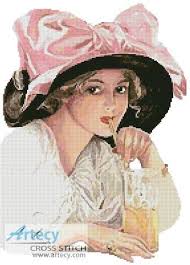 Here are all cross stitch patterns featuring portraits of women. Refreshments Cross Stitch Pattern By Tereena Clarke Crosstitch Com