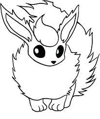 Pokemon flareon coloring pages are a fun way for kids of all ages to develop creativity, focus, motor skills and color recognition. Pokemon Flareon Coloring Pages Printable Free Pokemon Coloring Pages