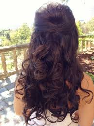 We have updos, curly hairstyles and glam hair ideas with tiaras. Wedding Hairstyles For Long Curly Hair Half Up Half Down Addicfashion