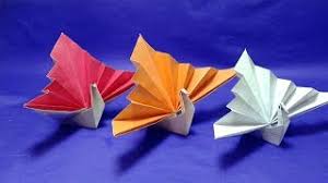 Origami mandala designed by reiko nikaido. Easy Origami How To Make Origami Peacock Easy Instructions Step By Step Paper Craft Youtube