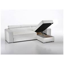 Questo comodo divano viene trasformato direttamente in un comodo letto abbassando lo schienale e aprendo il sedile, estraendo le dita del supporto inserite in una speciale tasca. Bagno Italia Divano Letto In Ecopelle Bianco Con Contenitore Sof Con Poggiatesta Regolabili Soggiorno Eprice