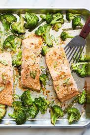 Sheet Pan Salmon And Broccoli With Sesame And Ginger Recipe Recipe Salmon And Broccoli Recipes Nyt Cooking