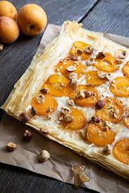 Phyllo dough dessert archives the well floured kitchen. Apricot Tart W Phyllo Dough Honey Hazelnuts Luci S Morsels Recipe Compote Recipe Plum Compote Recipes Phyllo Dough