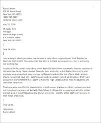 Please accept this letter as my official resignation from my position as 2nd grade teacher with the company name. Free 3 Sample Teaching Resignation Letter Templates In Pdf Ms Word