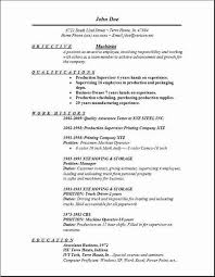 Sample resume writing for freshers: Machinist Resume Occupational Examples Samples Free Edit With Word