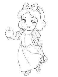 Baby Disney Princess Characters Coloring Pages Princesas Para Dibujar Princesas Dibujos Princesa Para Pintar