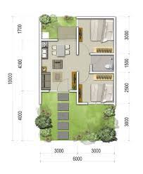 Maybe you would like to learn more about one of these? Lingkar Warna 4 Denah Rumah Minimalis Ukuran 6x10 Meter 2 Kamar Tidur 1 Lantai Tampak Depan