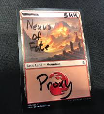 Mtg card maker is not affiliated with, endorsed, sponsored, or specifically approved by wizards of the coast llc. Magic Judges On Twitter Max Thanks To The Popularity Of Nexus Of Fate In Standard Decks Here At Gporlando Proxy Cards Are Out In Full Force Remember That Only The Head Judge