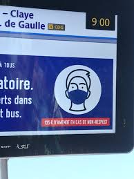 Ecran Ratp Gaulle Masque Bus