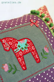 Pin By Ms Baca On Scandinavian Heritage Dala Horse Horse Pillow French Knot
