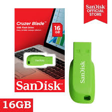 Hot item cruzer blade sdcz50 sandisk 16gb usb flash drive. Sandisk Cruzer Blade 16gb Flashdrive Green Shopee Philippines