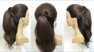 Don't want to fuss over your hair? Easy And Simple Ponytail Party Hairstyles For Long Hair Youtube