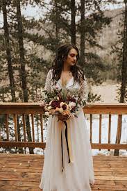 Jordan Gardner Moody Fall Inspired Wedding By Calder Photography Fall Wedding Vibes Fall October Wedding Dresses Mountain Wedding Dress Lulus Wedding Dress