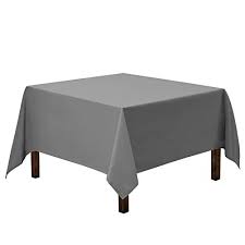 Buy square tablecloth and get the best deals at the lowest prices on ebay! Gee Di Moda Square Tablecloth 70 X 70 Inch Charcoal Square Table Cloth For Square Or