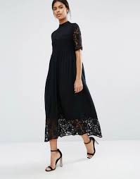 Vero Moda Lace Panel Midi Dress Womens Fashion Dresses Casual Womens Midi Dresses Women S Fashion Dresses