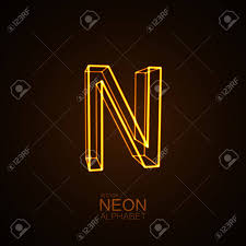 They all have realistic texture and great for professional design work. Neon 3d Letter N Typographic Vector Element For Design Part Of Glow Neon Alphabet Vector Illustration Royalty Free Cliparts Vectors And Stock Illustration Image 65403052
