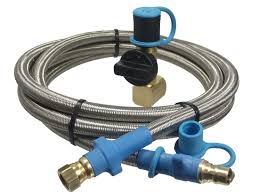 Natural gas grill quick connect adapter. 3 8 90Âº Ball Valve Quick Connect Natural Gas Connector Kit With Stainless Steel Overbraid Calore Equipment