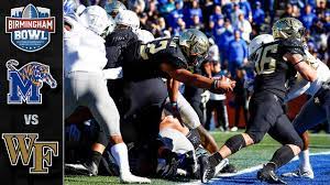 Memphis Vs Wake Forest Birmingham Bowl Highlights 2018 Youtube