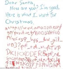 We often associate christmas gifts with things we can buy, but it's funny how little that matters when all i need right there are however a few experiences that kids would love as potential gifts. Children Write Santa Lists For The Weird And Wonderful Things They Want For Christmas Daily Mail Online