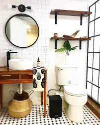 Happy Friday Im Still Kinda Swooning Over My New Bathroom It Was Definitely A Lab Trendy Bathroom Bathroom Wallpaper Contemporary Bathroom Design Inspiration
