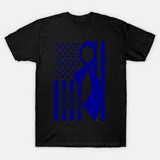 Colon Awareness Shirt Colon Fighter And Flag Awareness Shirt Cancer Awareness Shirts Shirts