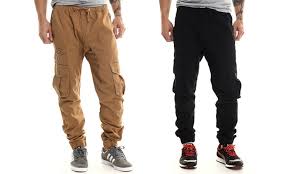 Akademiks Mens Cargo Joggers Groupon Goods