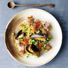 Quinoa Paella Mit Muscheln Rezept Paella Muscheln Rezept Gambas Rezept