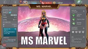 For me, that's playing mcoc and making the occasional infographic to try help the community a little. Marvel Contest Of Champions Four Star Ms Marvel Review Youtube
