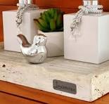 Bandeja Retangular em Travertino com Borda 30x20x3